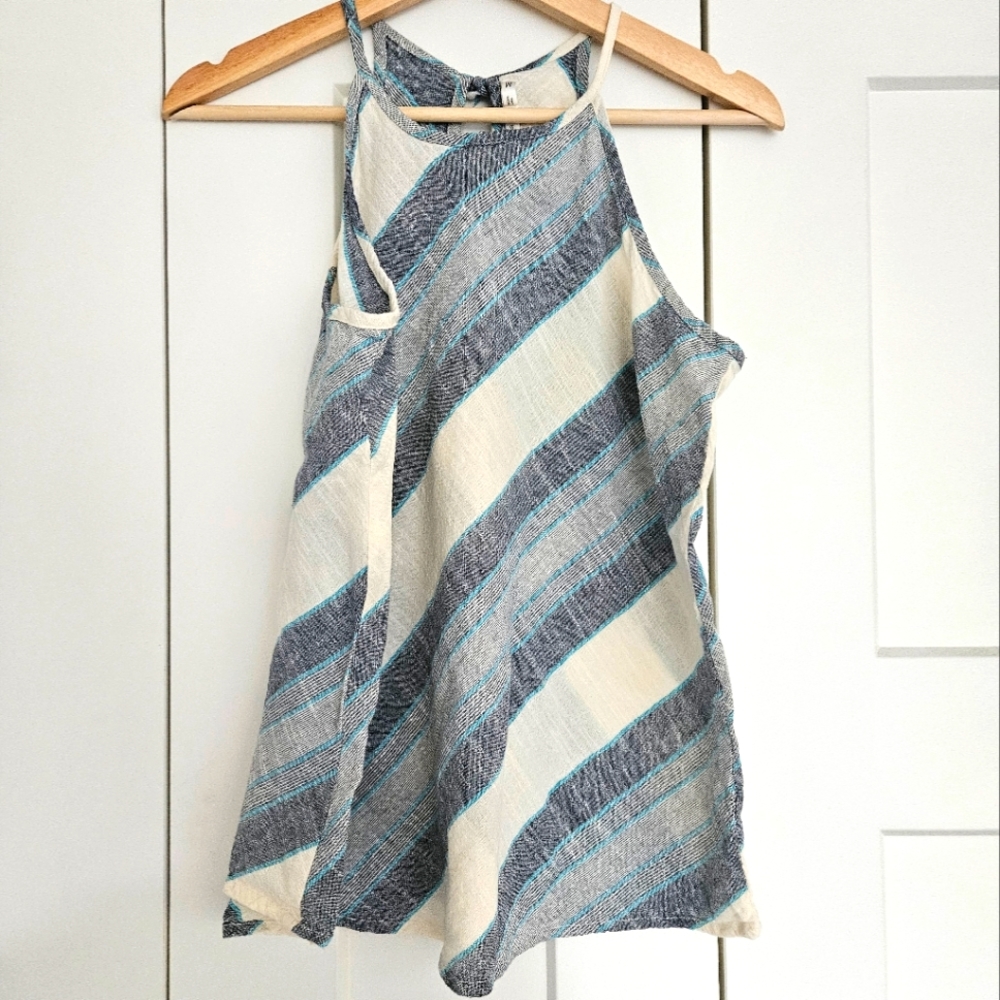 High-neck Halter Top